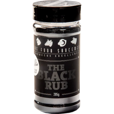 The Four Saucemen The Black Rub Shaker 300g
