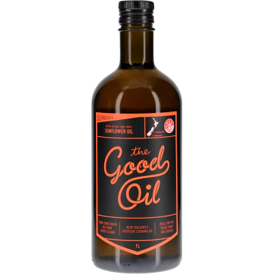 The Good Oil Cold Pressed Extra Virgin High Oleic Sunflower Oil 1l