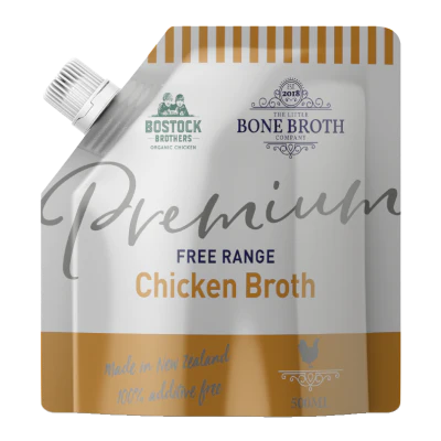 The Little Bone Broth Company Free Range Chicken Bone Broth 500ml