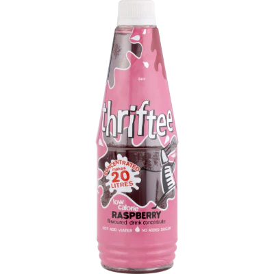 Thriftee Low Calorie Raspberry Flavoured Drink Concentrate 540ml