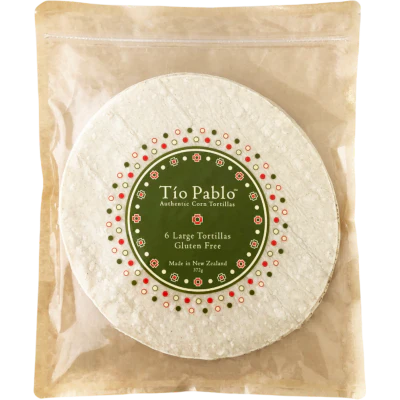 Tio Pablo Authentic White Corn Tortillas 6 x 62g