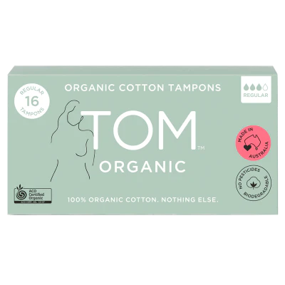 Tom Organic Organic Cotton Tampons 16pk