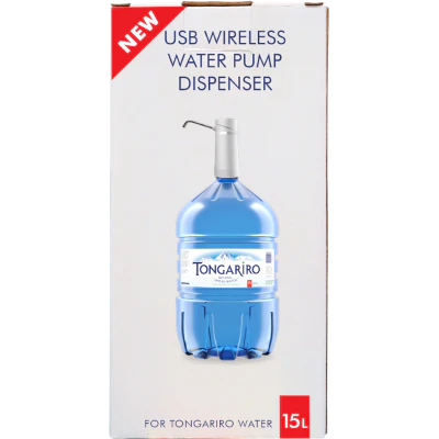 Tongariro USB Wireless Water Pump Dispenser 15 Litre 1pk