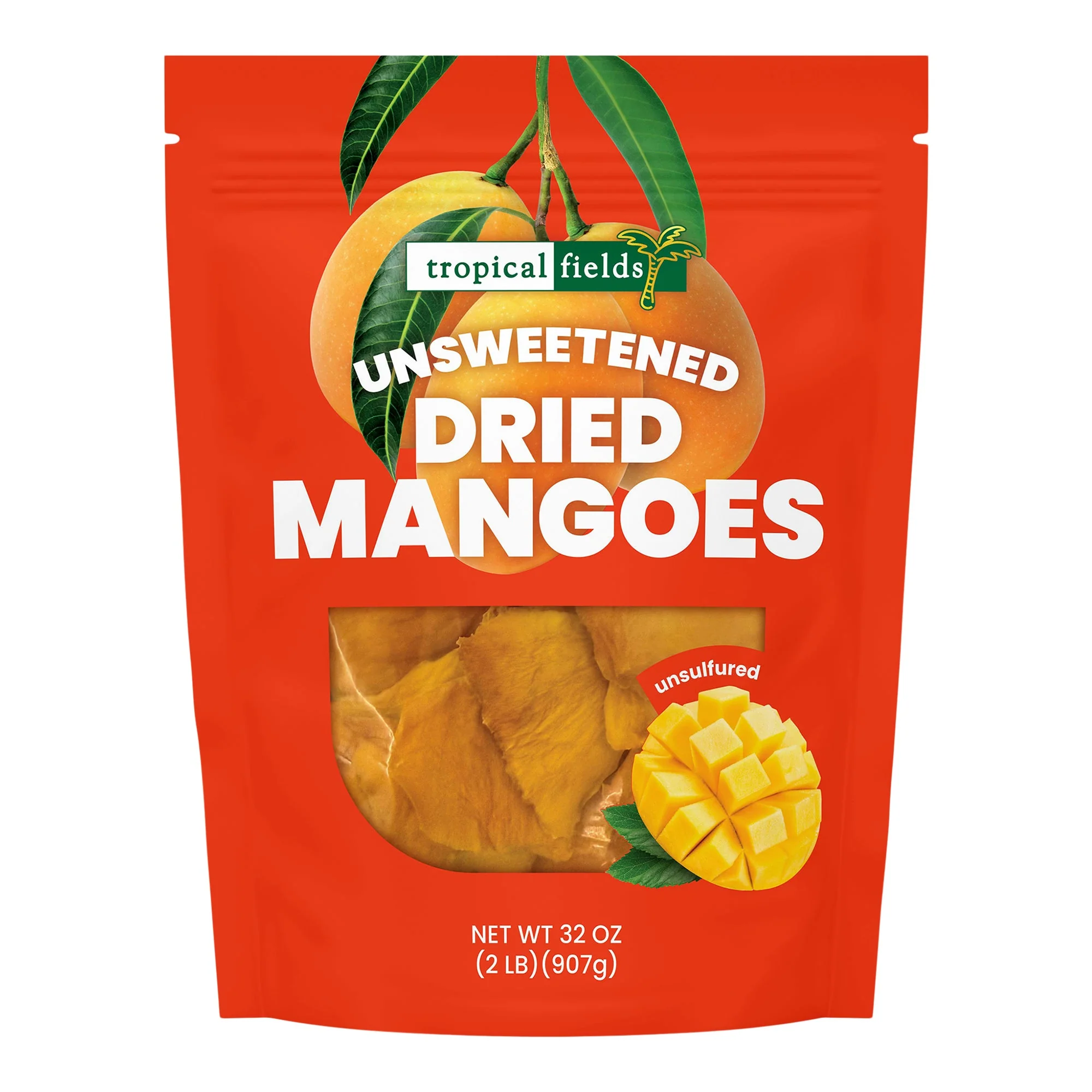 Tropical Fields Unsweetened Dried Mango 907g