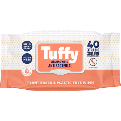 Tuffy Antibacterial Cleaning Wipes 40 sheets