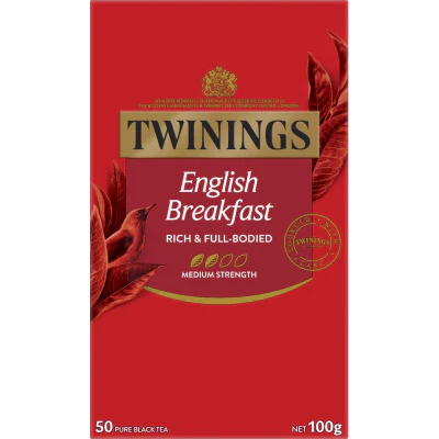 Twinings English Breakfast Tea Bags 50 x 2g