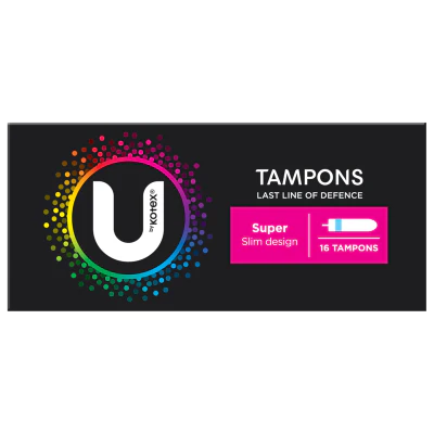 U By Kotex Super Slim Tampons 16pk