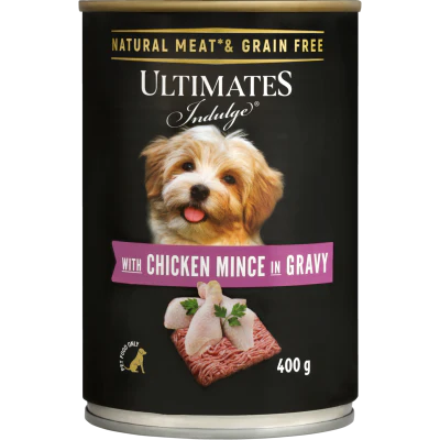 Ultimates Chicken Mince in Gravy Dog Food 400g