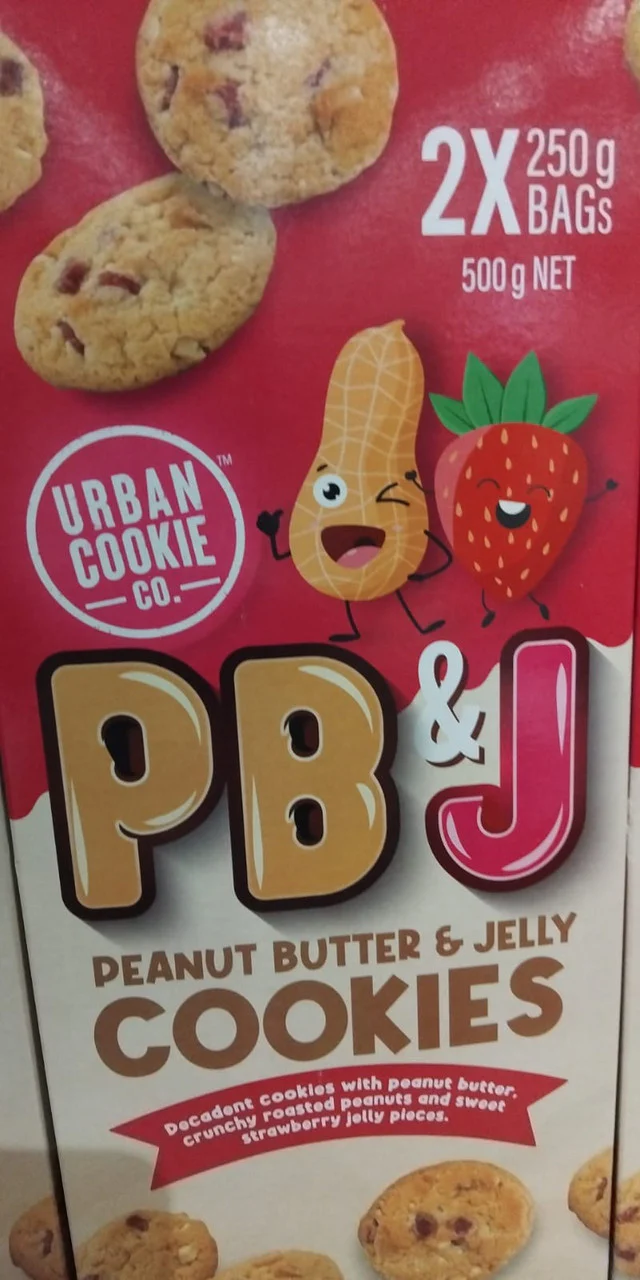 Urban Cookie Co PB&J Cookies 500g - Image 2