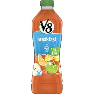 V8 Breakfast Fruit & Vege Juice 1.25l