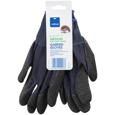 Value Medium Latex Garden Gloves 1pk