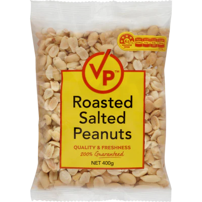 Value Pack Roasted Salted Peanuts 400g