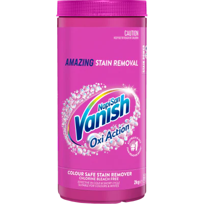 Vanish Napisan Oxi Action Colour Safe Stain Remover Powder 2kg