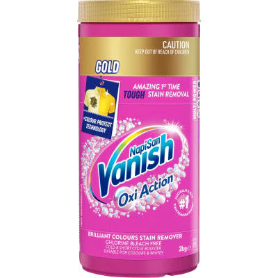 Vanish Napisan Oxi Action Gold Stain Remover Powder 2kg