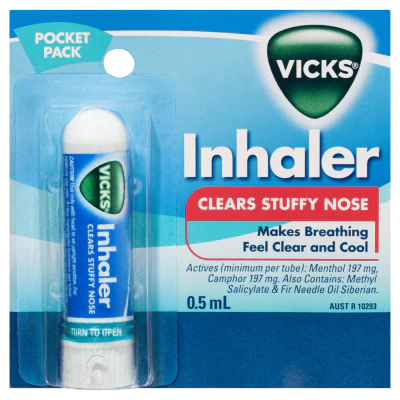 Vicks Nasal Decongestant Inhaler 0.5ml