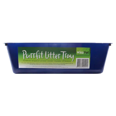 VitaPet Purrfit Cat Litter Tray 1pk