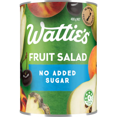 Wattie's Fruit Salad With No Added Sugar 400g