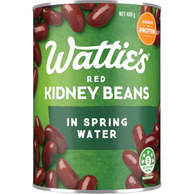 Wattie's Red Kidney Beans In Spring Water 400g