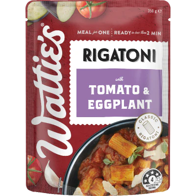 Wattie's Rigatoni With Tomato & Eggplant 350g