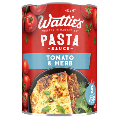 Wattie's Tomato & Herb Pasta Sauce 420g