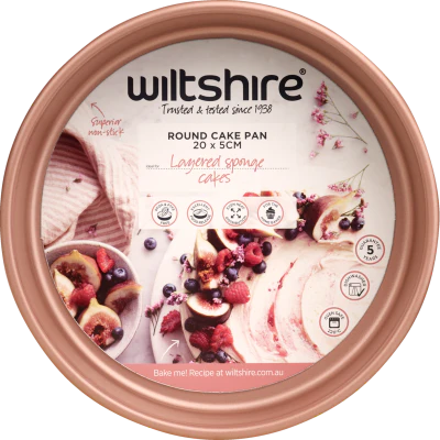 Wiltshire Round Cake Pan 20 x 5cm 1pk