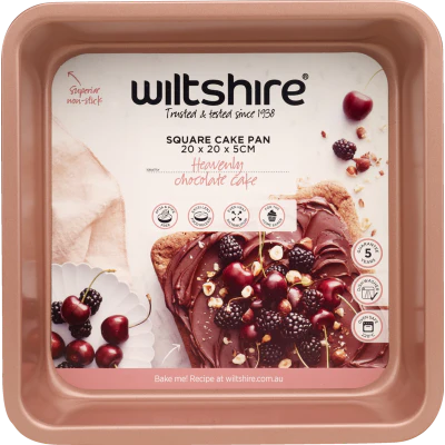 Wiltshire Square Cake Pan 20 x 20 x 5cm 1pk
