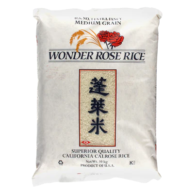 Wonder Rose Calrose Rice 10kg