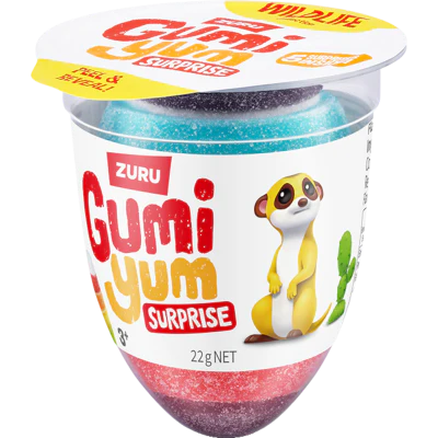 Zuru Gumi Yum Surprise Wildlife Confectionery 22g
